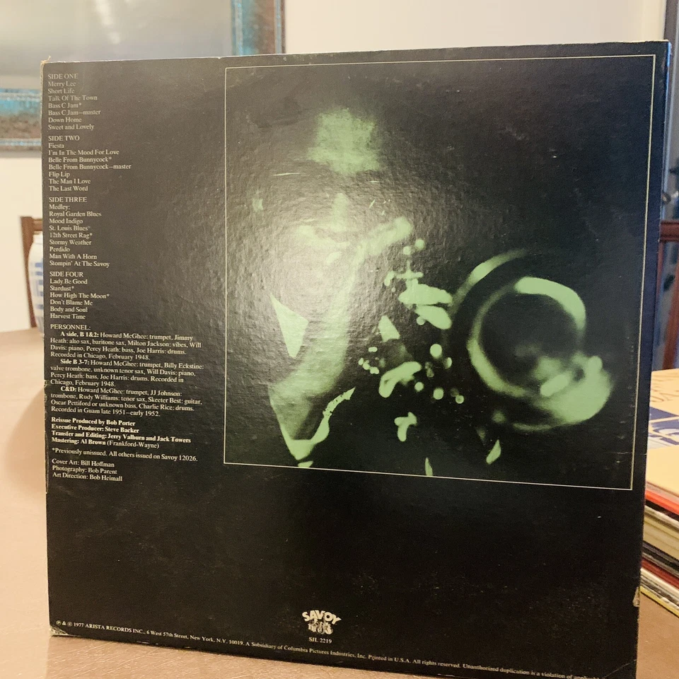 HOWARD McGHEE-MAGGIE-THE SAVOY SESSIONS-SAVOY 2219 Vinyl LP Promo Record NM - Image 3 of 4