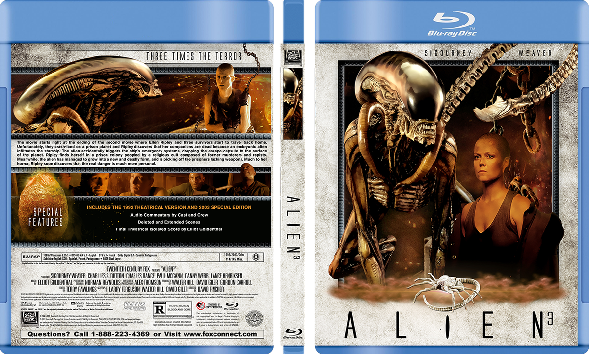 Aliens, Jumanji, Zombieland - Custom Replacement Blu-ray Aliens, Jumanji, Zombieland - Custom Replacement Blu-ray