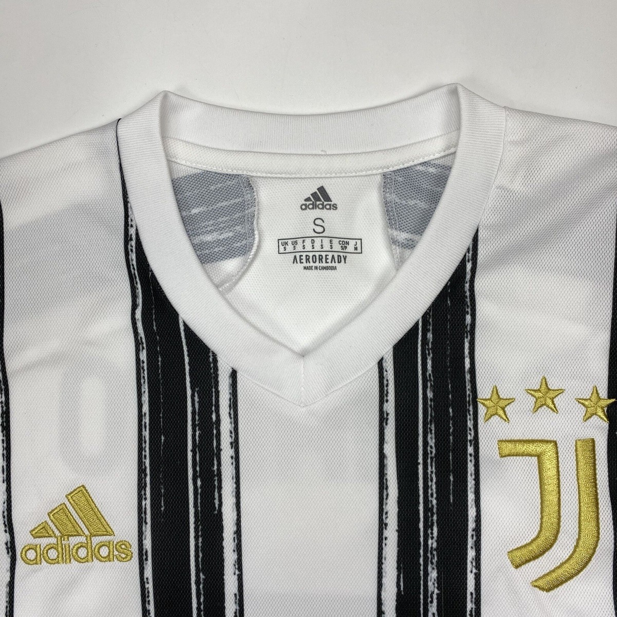 Ronaldo #7 Juventus 2020 2021 Home Football Shirt Soccer