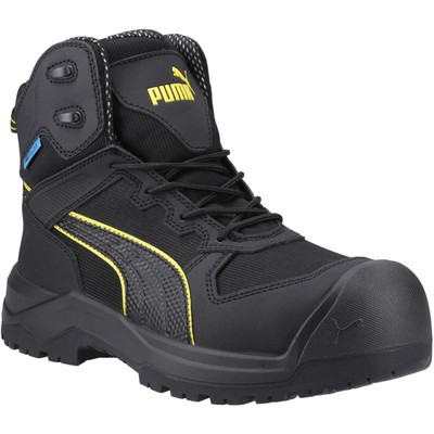 Puma Rock Heavy Duty Mid S3 schwarz Composite Zehen-/Zwischensohle Arbeit Sicherheitsstiefel