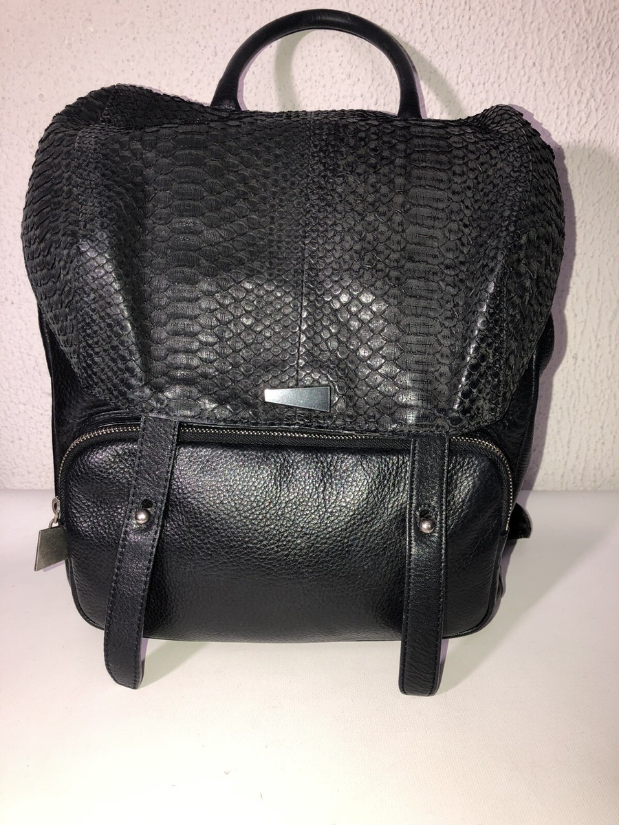 Rouge & Lounge Leather Backpack Bag, Made In Korea | eBay