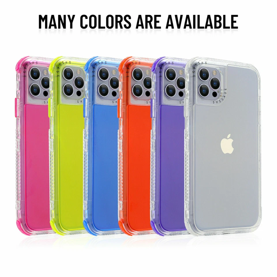 For iPhone 17 16 15 14 Pro Max 13 12 11 Clear Shockproof Defender Case Cover - Image 3 of 4