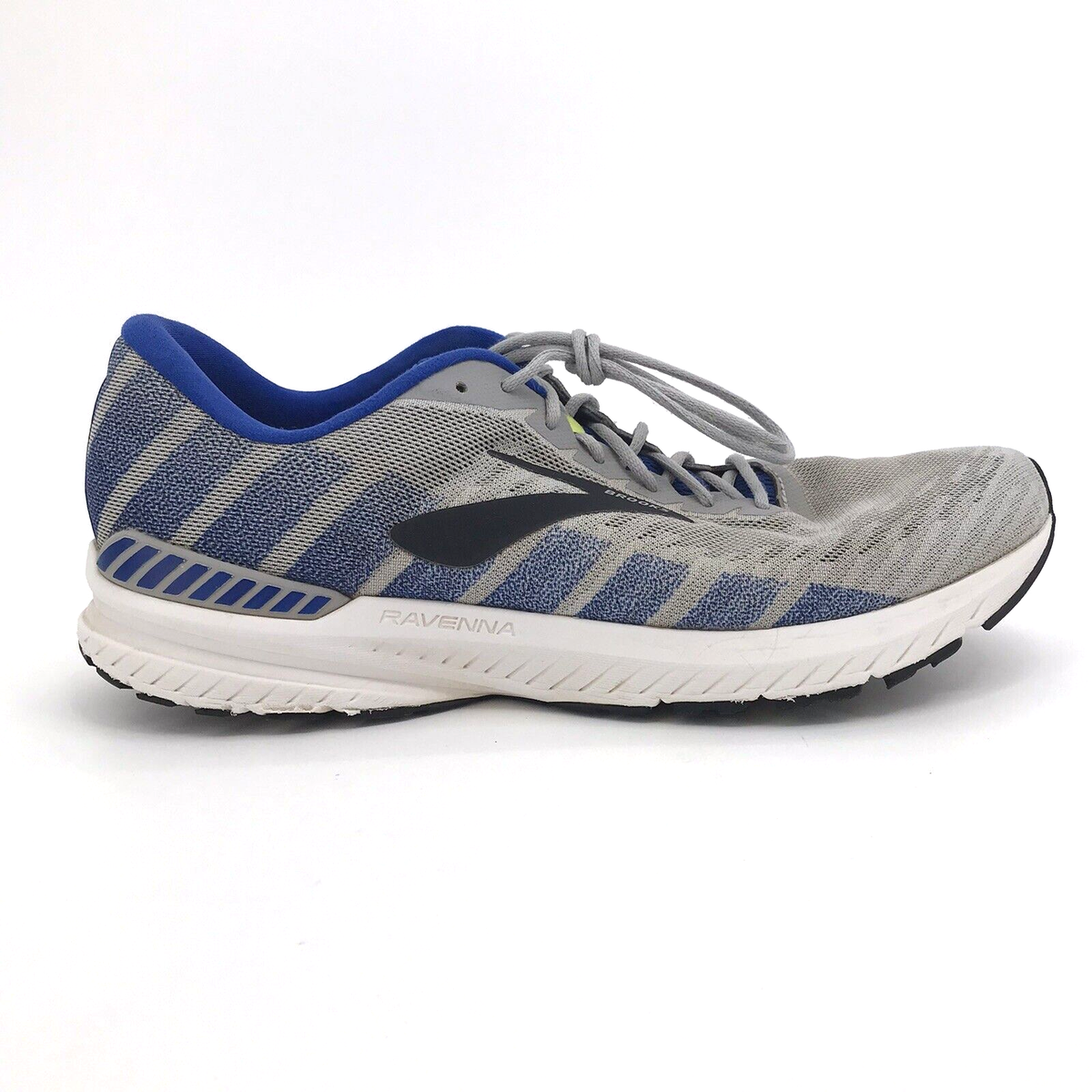 Brooks Mens Ravenna 10 Running Shoes Gray Lace Up Low Top  display picture 1