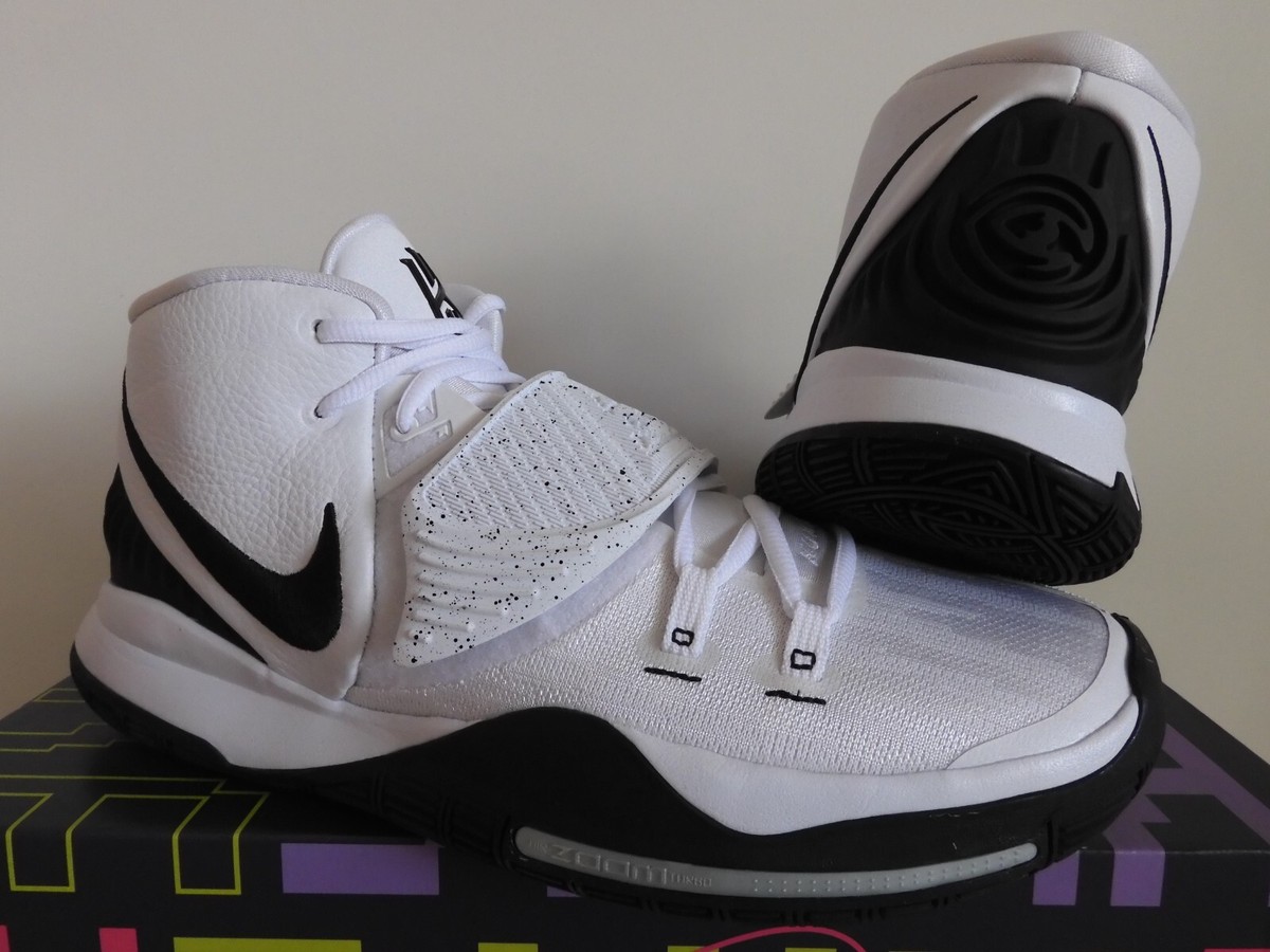 NIKE KYRIE 6 WHITE-BLACK-PURE PLATINUM SZ 13 [BQ4630-100] | eBay