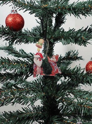 Disney Chip N Dale Christmas Ornament Chipmunks Holiday Tree Decor Retro 2D