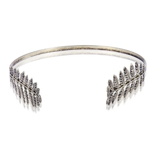 Vintage Back-worn Leaf Metal Headband Hair Accessories Bride Crown for Women - Picture 14 of 14