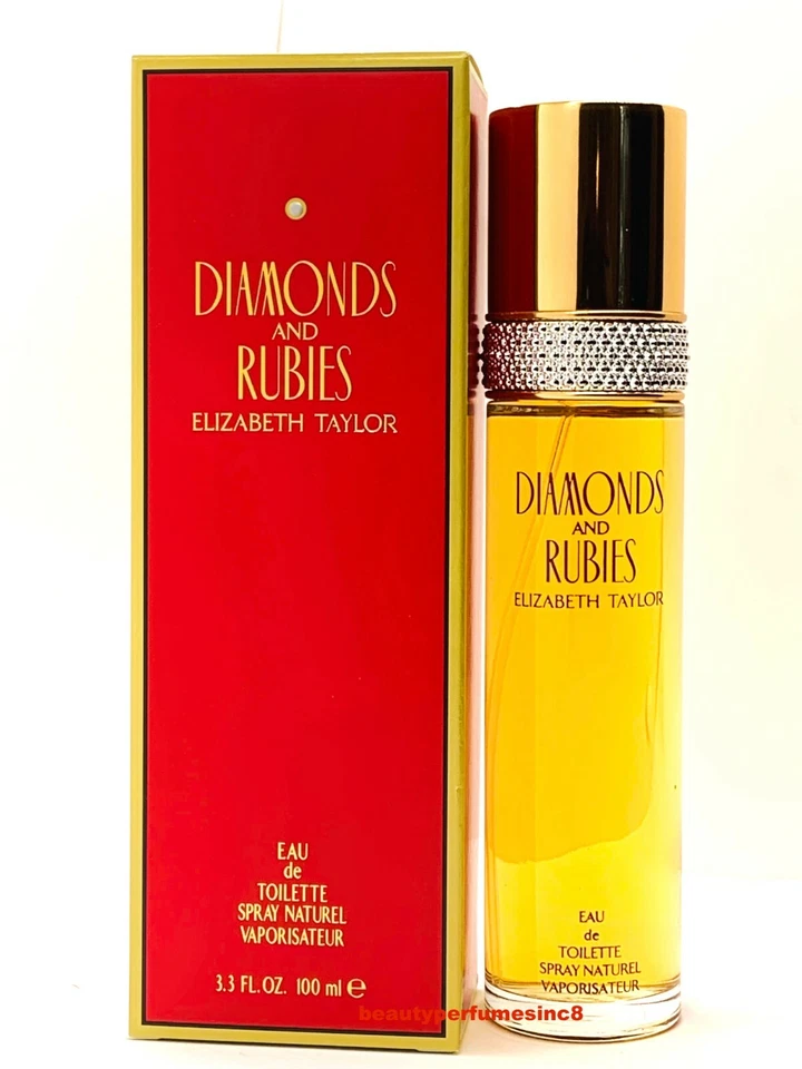 Perfume Diamonds and Rubies de Elizabeth Taylor 3,3 oz 100 ml Eau de Toilette NUEVO Foto 4 de 4