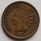 1864 Indian Head Cent Copper XF, Better Date & Grade Penny 1C coin