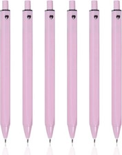 Pink Gel Pens, Cute Pens, Pink Pen Black Ink, 0.5mm Fine Point Smooth Writing,