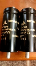 2 x SIEMENS EPCOS SIKOREL  Capacitors  3300uf 63V (2 Pcs)