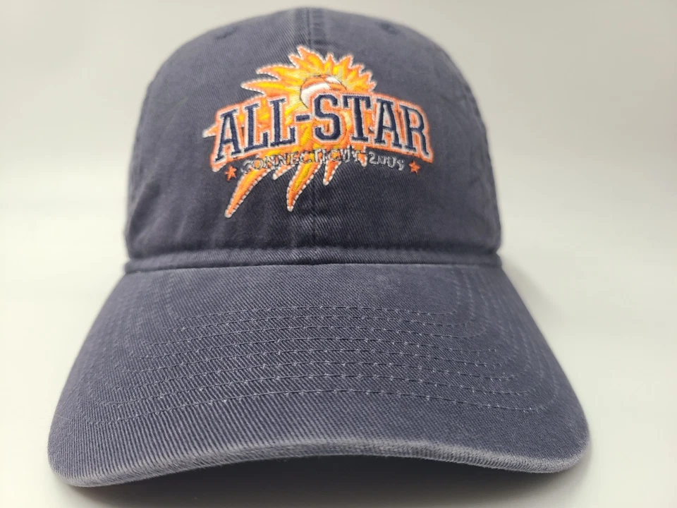 2009 WNBA все звезды игры Коннектикут солнце Adidas с ремешком регулируемый шляпа крышка синий - Изображение 2 из 4