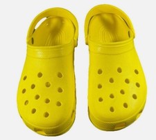 Crocs Classic Clogs Bright Yellow Lemon Citrus Slip-on Shoes Comfort M9W11