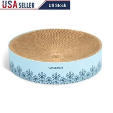 Scratch Snuggle Cat Scratcher Bowl Healthy Nail Care Lightweight Cozy Spot New