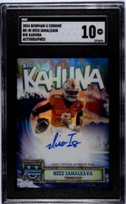 2024 Bowman U Chrome Big Kahuna Autograph Nico Iamaleava #BK-NI SGC 10 Auto