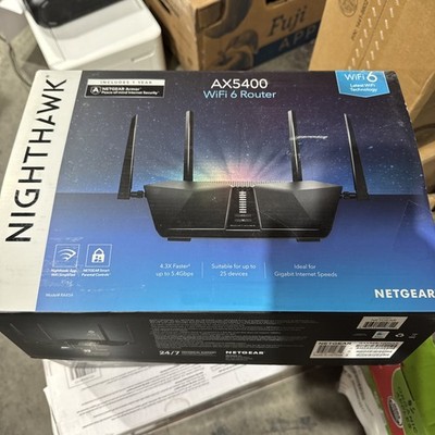 NETGEAR Nighthawk AX5400 Dual-Band Wi-Fi 6 Router  (RAX50) (AX6) AX6 Nighthawk