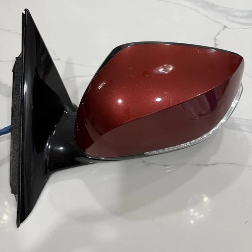 2014-2021 Infiniti Q50 Door Mirror Left Side Heated OEM Red Dimmable W/Camera