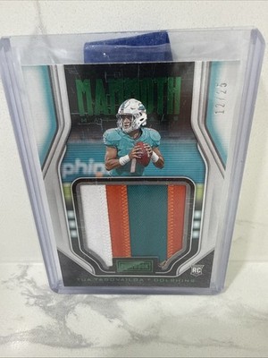 2020 Panini Playbook - Mammoth Tua Tagovailoa rookie multi color patch /25 🐬🐬