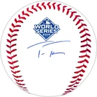 Trea Turner Signed Official 2019 WS Logo MLB Baseball Nationals Beckett Witness
