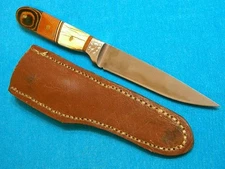 KEITH PETERS KNIVES USA CUSTOM GAUCHO HUNTING FISHIN SKINNING BOWIE KNIFE SHEATH