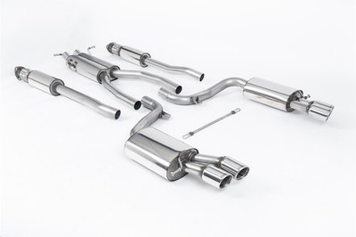 Milltek Auspuffanlage Titanium Tips - 06-12 Audi S6 C6 5.2 FSI V10 Quattro
