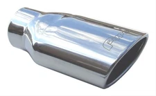 Pypes Stainless Steel Exhaust Tips 3" Inlet Slip-On 3" Outlet Polished EVT28