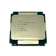 Pair of Intel Xeon E5-2699 v3 18-Core Server CPU @ 2.3Ghz FCLGA2011 SR1XD (Z3E2)