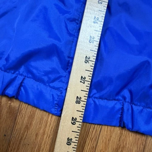 Vintage 90s Currentseen Jacket Mens 2XL Blue Lined Wind Breaker Nylon Pockets image 7