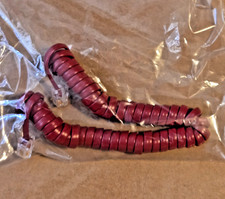 Western Electric Red Standard Modular Telephone Handset Cord