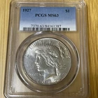 1927 Peace Silver Dollar PCGS MS63