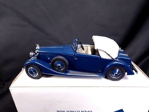 Danbury Mint 1934 Hispano-Suiza J12 1:24 Scale Diecast Model Car w/ Box L15SF - Picture 5 of 12