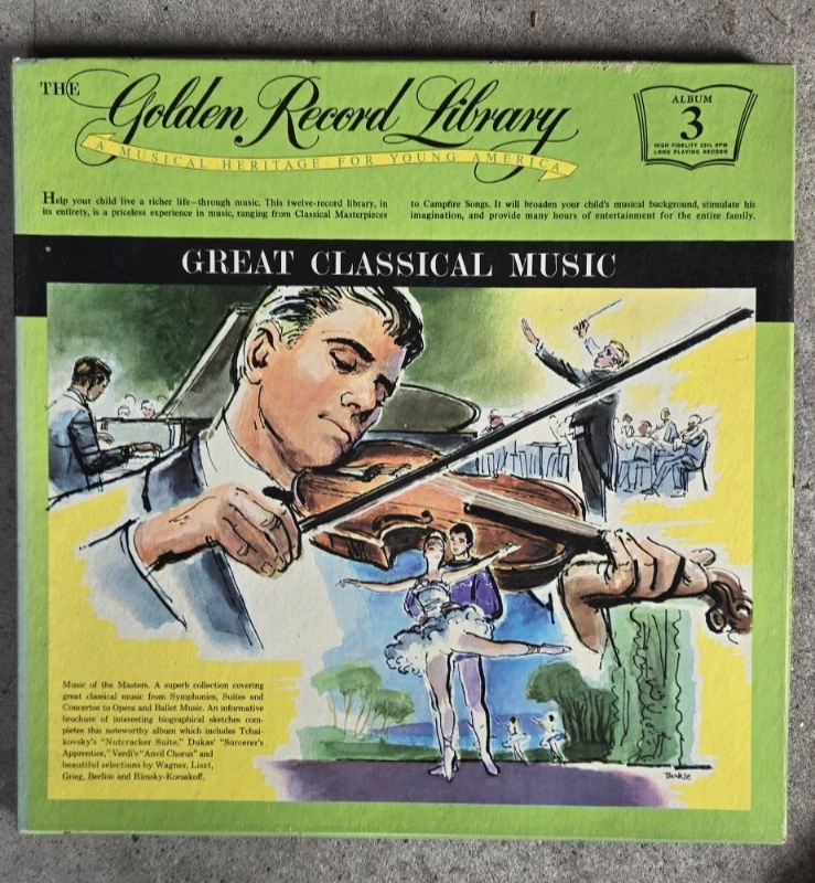GOLDEN RECORD LIBRARY vinyl record set of 12 (#22) - Image 4 of 4