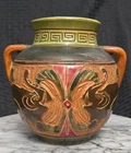 Vintage Roseville Baneda Art Pottery Vase Featuring Stylized Elephants 1932