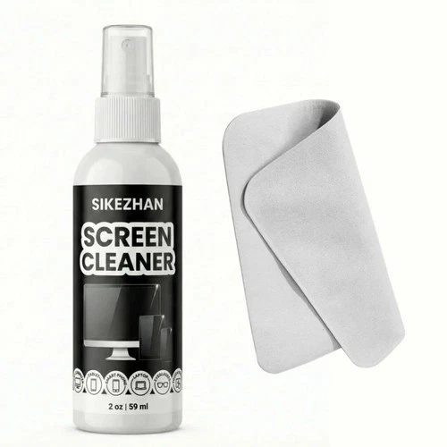 Screen Cleaner Kit Spray & Microfiber Cloth for Phone Laptop TV Monitor 2oz  - Picture 6 of 7