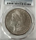 1881-S Morgan Silver Dollar PCGS UNC Uncirculated Cleaned