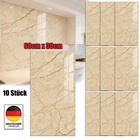 10 Stück Wandpaneele Marmor Design 60cm x 30cm Wandverkleidung Selbstklebend HOT