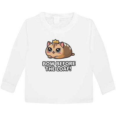 ''Bogen vor dem Laib!'' Kinder / Kinder Langarm T-Shirts Baumwolle (KL052486)