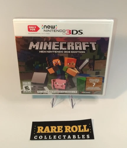 NEW & SEALED Minecraft: New Nintendo 3DS Edition WORKS FOR "NEW" 3DS ONLY