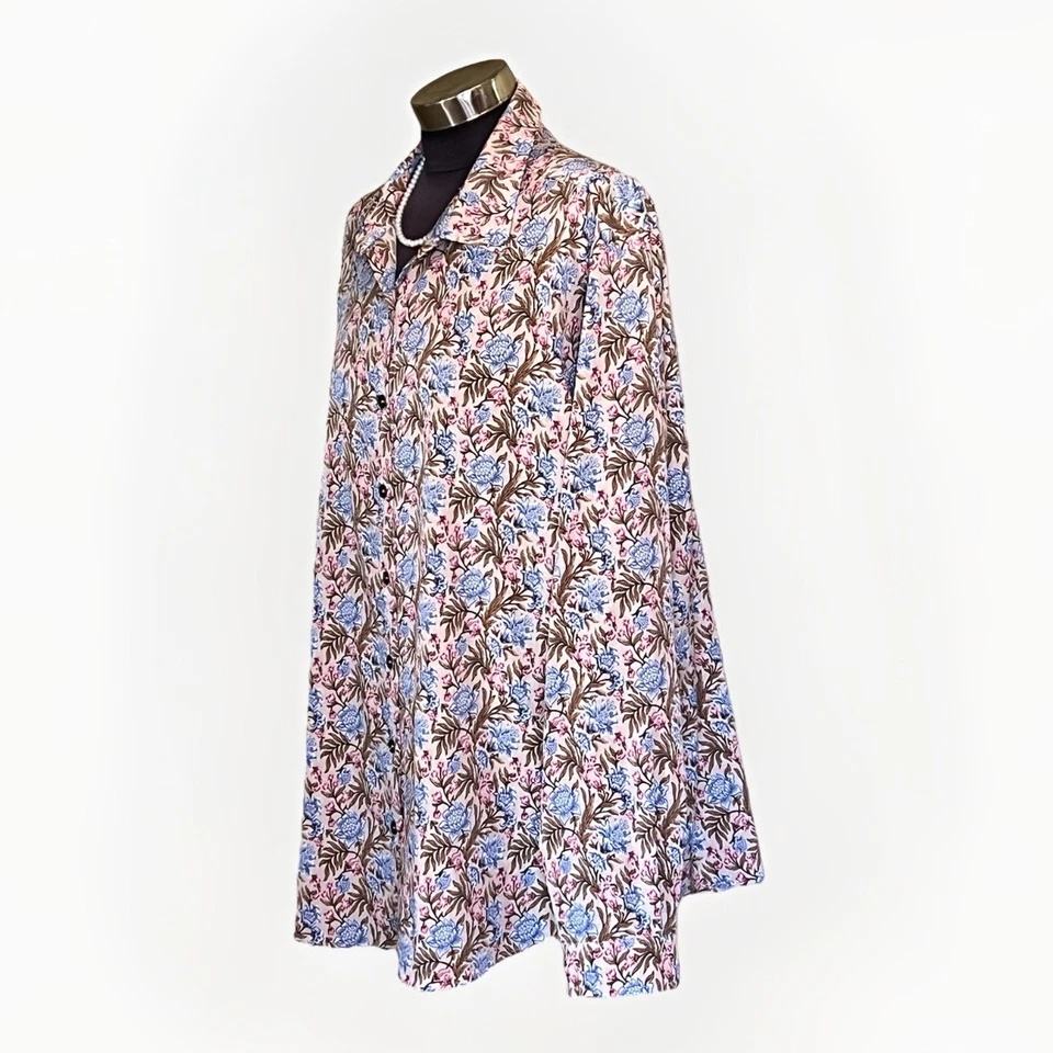 Blusa Camisa Mujer Ariat Pradera Floral Estilo Hogar XXL 2X 10055033 Boho Vaquera Foto 3 de 4