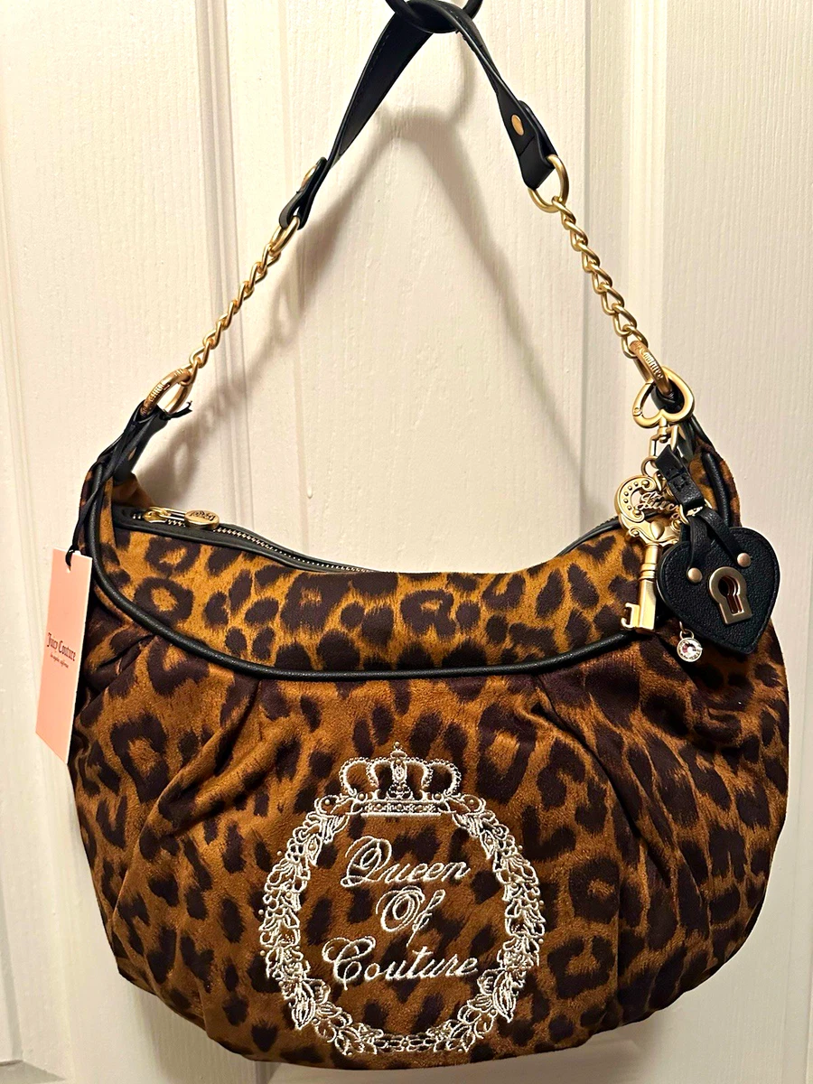 Juicy Couture Animal Print Velvet Exterior Bags & Handbags for