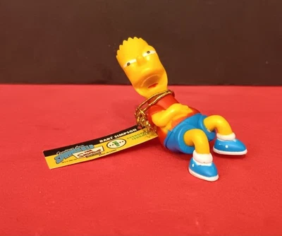 FIGURINE EN CAOUTCHOUC PVC SÉRIE LES SIMPSONS BART SIMPSON SÉRIE 1 ÉDITION LI... - Photo 1/3