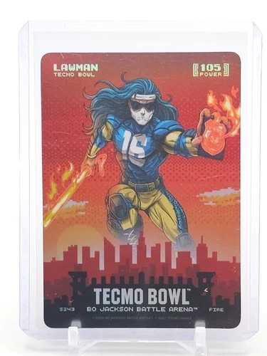 TREVOR LAWRENCE LAWMAN 2026 BO JACKSON BATTLE ARENA SKYLINE FIRE #S243 Q4481