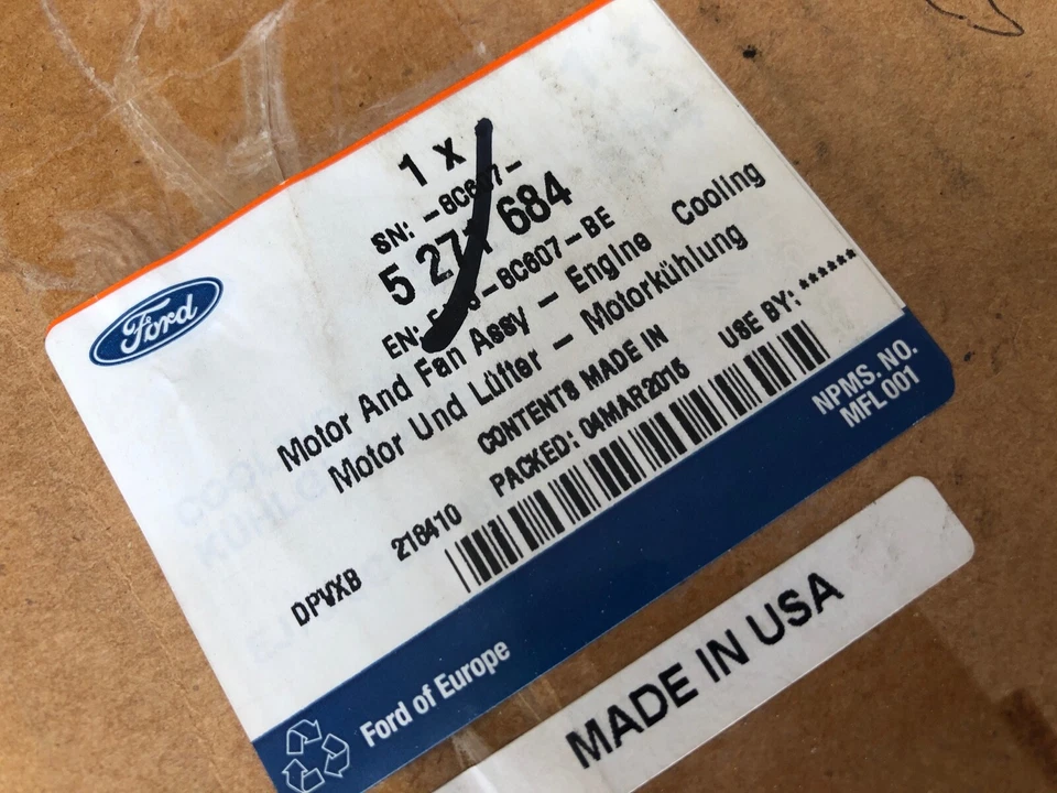 Radiator Fan FORD KUGA II EJ73-8C607-BE - Image 4 of 4