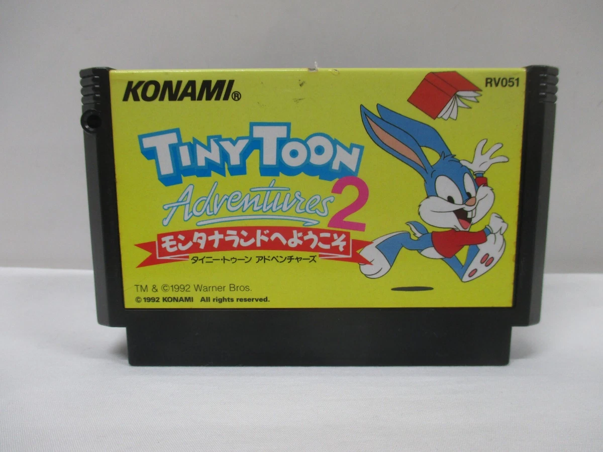NES TINY TOON Adventures 2 Action. Famicom. JAPAN Game. Work