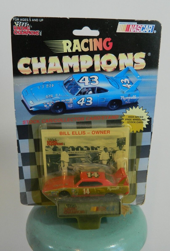 Race Car Racing Champions NASCAR Plymouth Diecast Toy NOS Bill Ellis 1/ ...