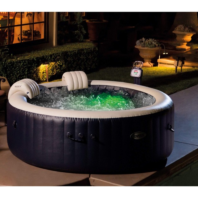 Luxury Portable Spa Heated Massage Jacuzzi Hot Tub Bubble 120 Jets