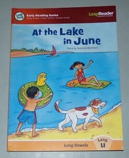 Leap Frog LeapReader Book: At the Lake in June - Long Vowels - Long u VGUC
