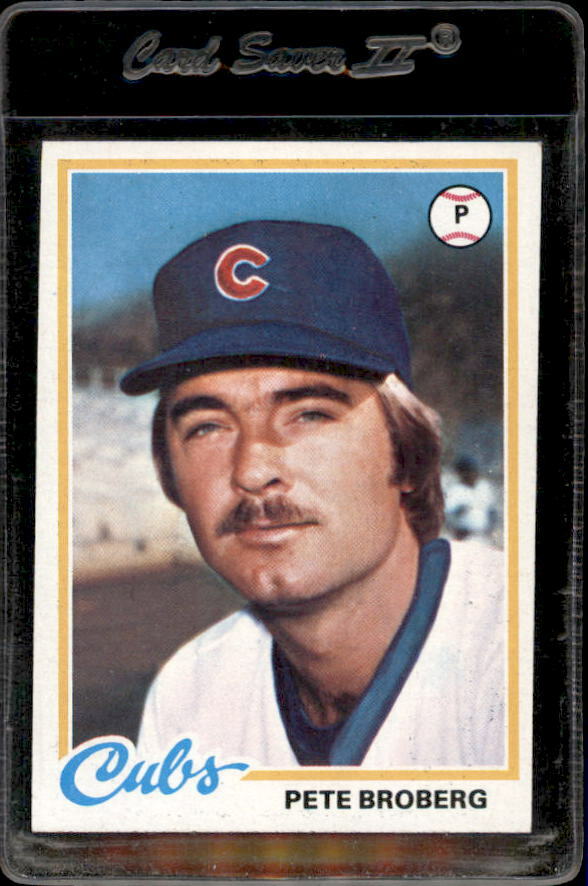 1978 Topps #722 Pete Broberg Chicago Cubs - Nice Card