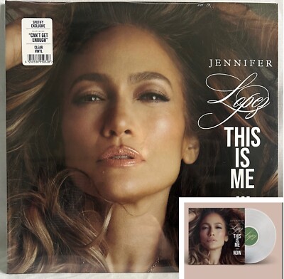 IN HAND!! Jennifer Lopez This Is Me Now SPOTIFY CLEAR Vinyl LP J Lo  Brandneu 