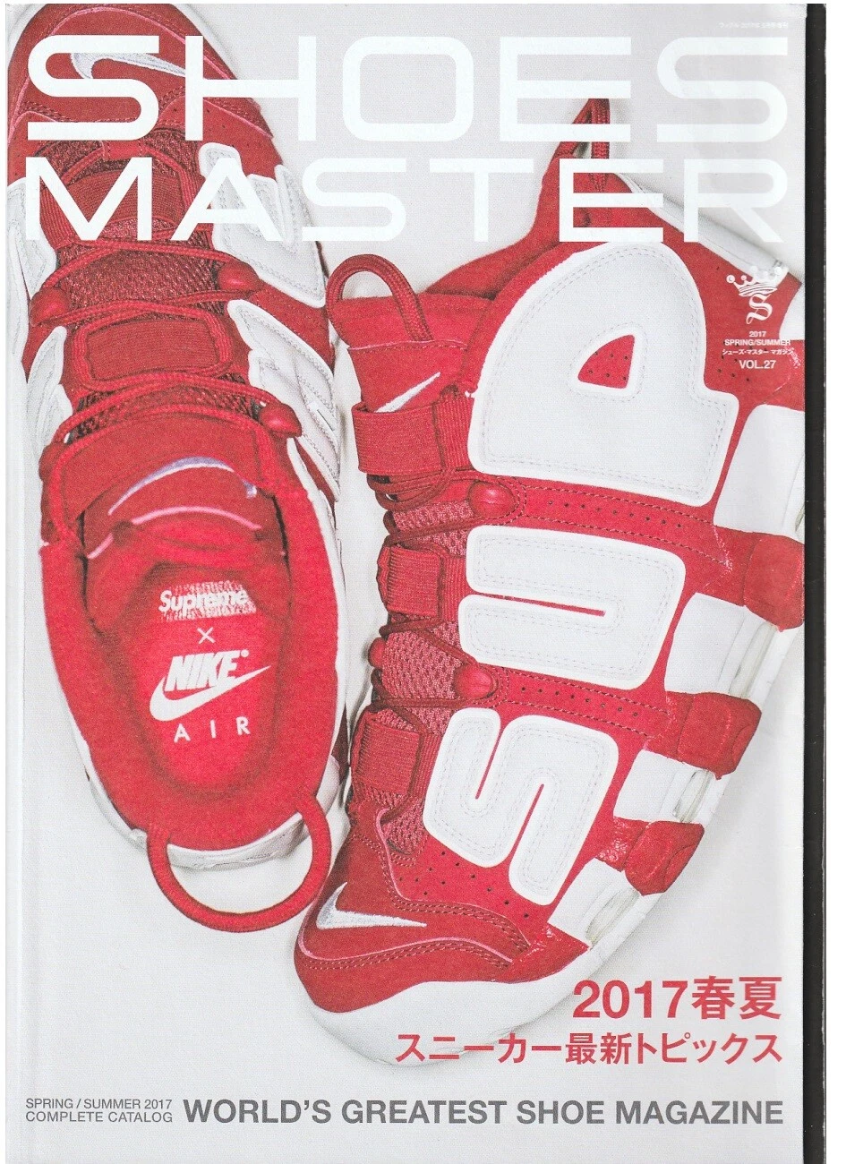Chaussures Master vol.27 2017 automne/hiver « Supreme x Nike Air More Uptempo » housse z