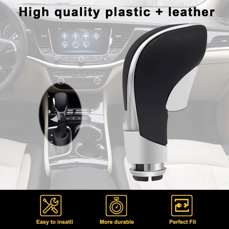 PU Replacement For Buick Verano Regal Gear Shift Knob Automatic Handle Lever Pen - Image 4 of 4